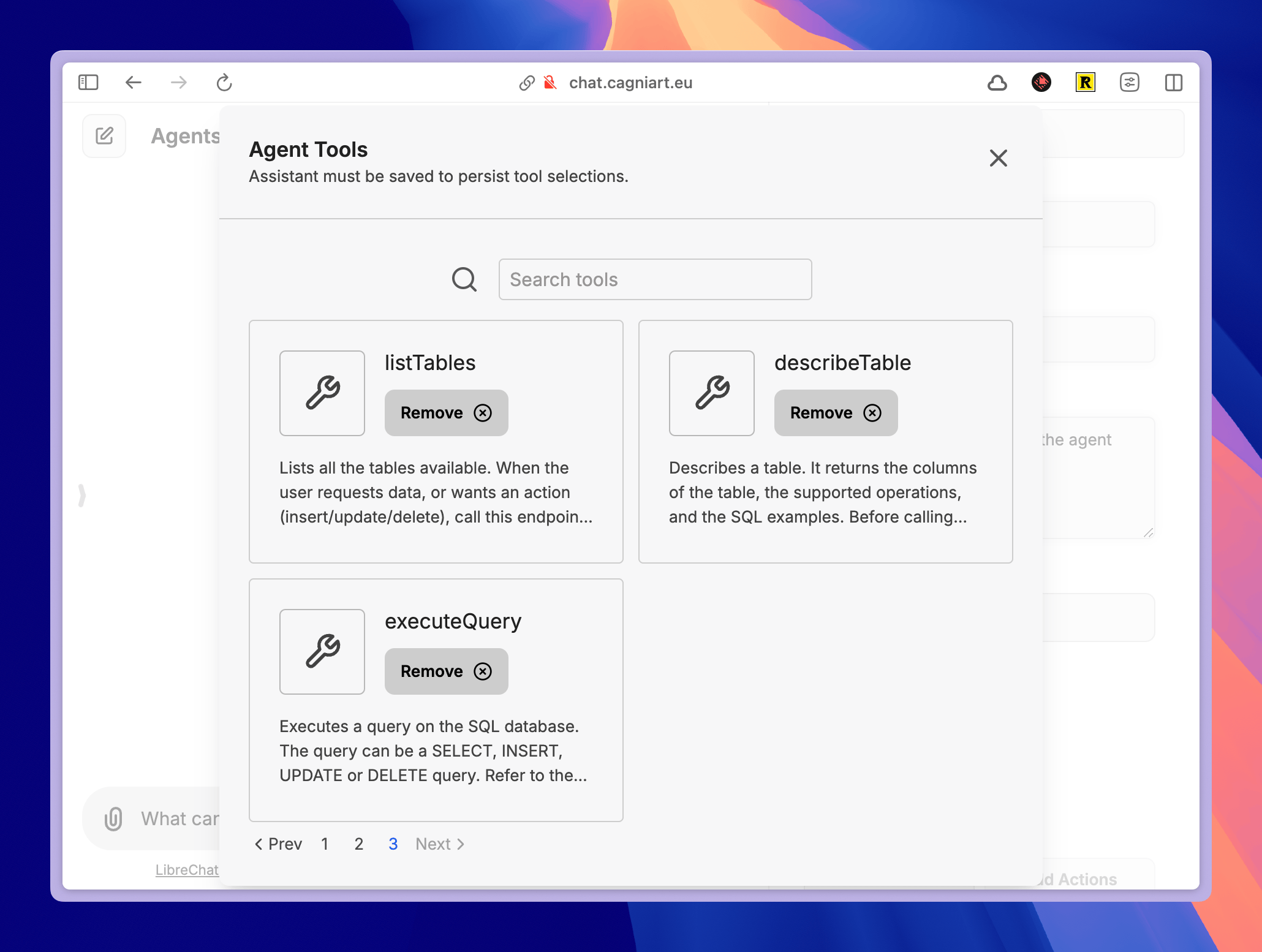 LibreChat Tools